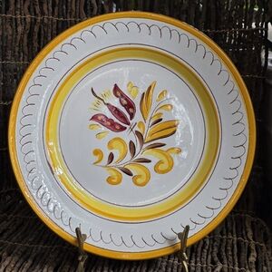 Stangl vintage Pottery provincial pattern Dinner plate Produced 1950-1978
